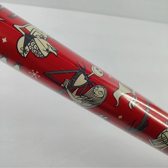DISNEY Nightmare Before Christmas Wrapping Paper 20 SQ Ft NWT - Picture 6 of 9